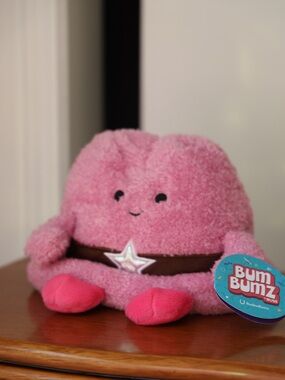 BumBumz Heather #286 RodeoBumz Plush NWT Pink Star Belt Stuffed Animal